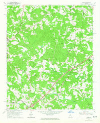 Homer Georgia Historical topographic map, 1:24000 scale, 7.5 X 7.5 Minute, Year 1964