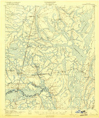 Hortense Georgia Historical topographic map, 1:62500 scale, 15 X 15 Minute, Year 1918