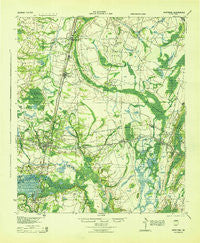 Hortense Georgia Historical topographic map, 1:62500 scale, 15 X 15 Minute, Year 1944