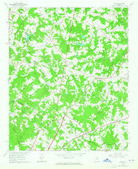 Hull Georgia Historical topographic map, 1:24000 scale, 7.5 X 7.5 Minute, Year 1964