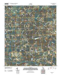 Hunters Georgia Historical topographic map, 1:24000 scale, 7.5 X 7.5 Minute, Year 2011