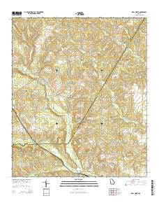 Ideal North Georgia Current topographic map, 1:24000 scale, 7.5 X 7.5 Minute, Year 2014