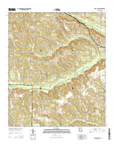 Ideal South Georgia Current topographic map, 1:24000 scale, 7.5 X 7.5 Minute, Year 2014