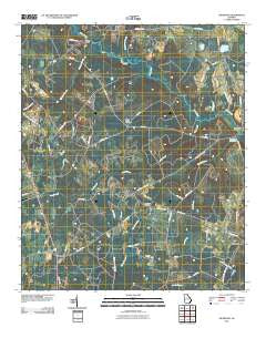 Idlewood Georgia Historical topographic map, 1:24000 scale, 7.5 X 7.5 Minute, Year 2011
