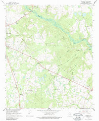 Idlewood Georgia Historical topographic map, 1:24000 scale, 7.5 X 7.5 Minute, Year 1964