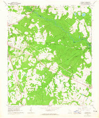 Idlewood Georgia Historical topographic map, 1:24000 scale, 7.5 X 7.5 Minute, Year 1964