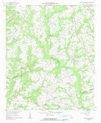 Irwins Crossroads Georgia Historical topographic map, 1:24000 scale, 7.5 X 7.5 Minute, Year 1962