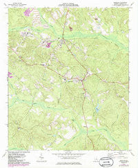Irwinton Georgia Historical topographic map, 1:24000 scale, 7.5 X 7.5 Minute, Year 1973