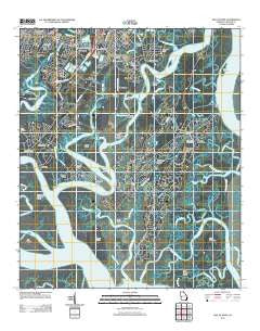 Isle of Hope Georgia Historical topographic map, 1:24000 scale, 7.5 X 7.5 Minute, Year 2012