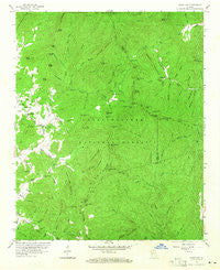 Jacks Gap Georgia Historical topographic map, 1:24000 scale, 7.5 X 7.5 Minute, Year 1957