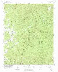 Jacks Gap Georgia Historical topographic map, 1:24000 scale, 7.5 X 7.5 Minute, Year 1957