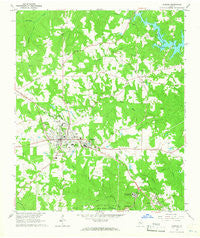 Jackson Georgia Historical topographic map, 1:24000 scale, 7.5 X 7.5 Minute, Year 1964