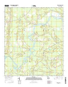 Jerusalem Georgia Current topographic map, 1:24000 scale, 7.5 X 7.5 Minute, Year 2014