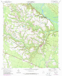 Jesup NW Georgia Historical topographic map, 1:24000 scale, 7.5 X 7.5 Minute, Year 1970