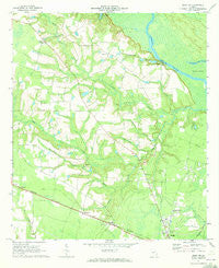 Jesup NW Georgia Historical topographic map, 1:24000 scale, 7.5 X 7.5 Minute, Year 1970