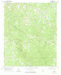 Juno Georgia Historical topographic map, 1:24000 scale, 7.5 X 7.5 Minute, Year 1964