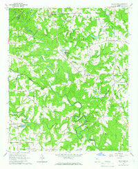 Kelleytown Georgia Historical topographic map, 1:24000 scale, 7.5 X 7.5 Minute, Year 1964