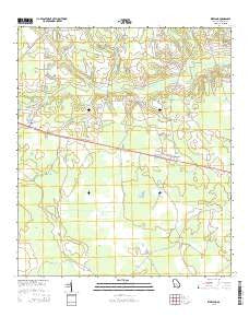 Kirkland Georgia Current topographic map, 1:24000 scale, 7.5 X 7.5 Minute, Year 2014