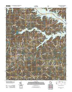 Lincolnton Georgia Historical topographic map, 1:24000 scale, 7.5 X 7.5 Minute, Year 2011