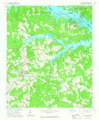 Lincolnton Georgia Historical topographic map, 1:24000 scale, 7.5 X 7.5 Minute, Year 1964