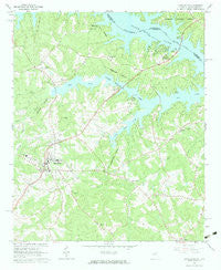 Lincolnton Georgia Historical topographic map, 1:24000 scale, 7.5 X 7.5 Minute, Year 1964
