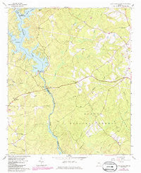 Lloyd Shoals Dam Georgia Historical topographic map, 1:24000 scale, 7.5 X 7.5 Minute, Year 1964