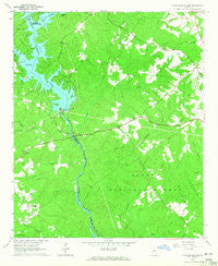 Lloyd Shoals Dam Georgia Historical topographic map, 1:24000 scale, 7.5 X 7.5 Minute, Year 1964