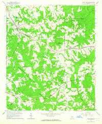 Locust Grove Georgia Historical topographic map, 1:24000 scale, 7.5 X 7.5 Minute, Year 1964
