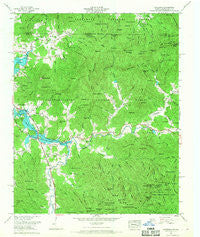 Macedonia Georgia Historical topographic map, 1:24000 scale, 7.5 X 7.5 Minute, Year 1966