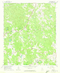 Madras Georgia Historical topographic map, 1:24000 scale, 7.5 X 7.5 Minute, Year 1965