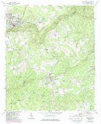 Manchester Georgia Historical topographic map, 1:24000 scale, 7.5 X 7.5 Minute, Year 1971
