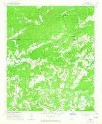 Matt Georgia Historical topographic map, 1:24000 scale, 7.5 X 7.5 Minute, Year 1964