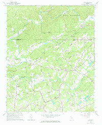 Matt Georgia Historical topographic map, 1:24000 scale, 7.5 X 7.5 Minute, Year 1964