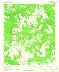 Mc Bean Georgia Historical topographic map, 1:24000 scale, 7.5 X 7.5 Minute, Year 1964