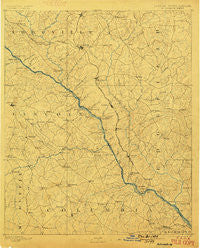 Mc Cormick South Carolina Historical topographic map, 1:125000 scale, 30 X 30 Minute, Year 1892