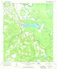 Mechanic Hill Georgia Historical topographic map, 1:24000 scale, 7.5 X 7.5 Minute, Year 1965