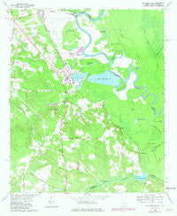 Mechanic Hill Georgia Historical topographic map, 1:24000 scale, 7.5 X 7.5 Minute, Year 1965