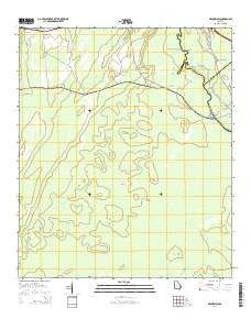 Meldrim SW Georgia Current topographic map, 1:24000 scale, 7.5 X 7.5 Minute, Year 2014