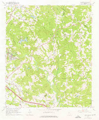 Milstead Georgia Historical topographic map, 1:24000 scale, 7.5 X 7.5 Minute, Year 1964