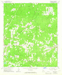 Mountville Georgia Historical topographic map, 1:24000 scale, 7.5 X 7.5 Minute, Year 1964