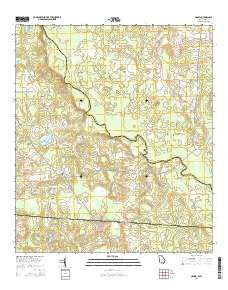 Nankin Georgia Current topographic map, 1:24000 scale, 7.5 X 7.5 Minute, Year 2014