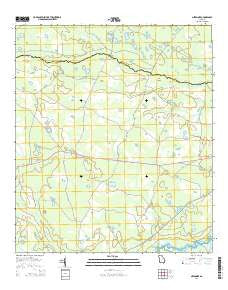 Needmore Georgia Current topographic map, 1:24000 scale, 7.5 X 7.5 Minute, Year 2014