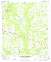 Nevils Georgia Historical topographic map, 1:24000 scale, 7.5 X 7.5 Minute, Year 1978