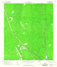 Newell Georgia Historical topographic map, 1:24000 scale, 7.5 X 7.5 Minute, Year 1966