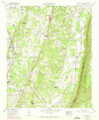 Nickajack Gap Georgia Historical topographic map, 1:24000 scale, 7.5 X 7.5 Minute, Year 1946
