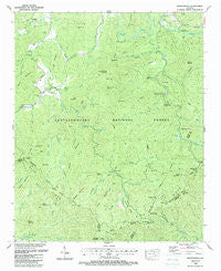Noontootla Georgia Historical topographic map, 1:24000 scale, 7.5 X 7.5 Minute, Year 1988