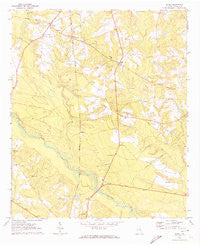 Nunez Georgia Historical topographic map, 1:24000 scale, 7.5 X 7.5 Minute, Year 1970
