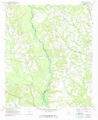 Ohoopee Georgia Historical topographic map, 1:24000 scale, 7.5 X 7.5 Minute, Year 1970