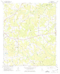 Ola Georgia Historical topographic map, 1:24000 scale, 7.5 X 7.5 Minute, Year 1964