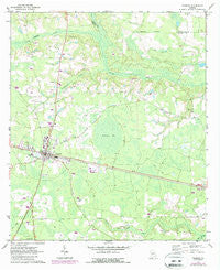 Pearson Georgia Historical topographic map, 1:24000 scale, 7.5 X 7.5 Minute, Year 1971